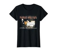 Pierce The Veil Oficial Un Estilo para El Dramático Camiseta, Mujer, Negro, XS