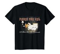 Pierce The Veil Oficial Un Estilo para El Dramático Camiseta, Niños, Negro, 6 años