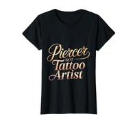 Piercer Not Tattoo Artist perforación del Cuerpo Camiseta gráfica económica, Mujer, Negro, XS