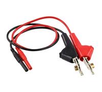 Piercing aislado núcleo de cobre de alta conductividad 25 mm clip de mandíbula instrumentos hembra apertura fuentes de alimentación laboratorio 4 mm seguridad para multímetros para -