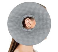 Piercing Almohada con Orificio, Donut Almohada, Piercing De Almohada con Orificio, Almohada con Agujero, Almohada para Dormir De Lado, Piercing Almohada Oreja para Oreja contra Dolores De Oreja(Gris)