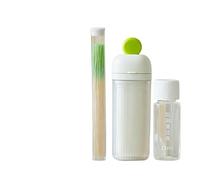 Piercing Cleaning Floss - 180 Piece Hygiene Care Kit, Gentle Cleaning Tools with 15ml Solution for Jewelry Maintenance and Daily Personal Care, Travel Essentials Accessories