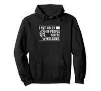 Piercing Corporal I Put Holes In People You'Re Welcome Sudadera con Capucha