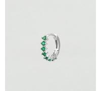 Piercing Criolla Mix & Match - Verde - Talla Única - Plata de ley 925/1000 - Circonita - Agatha Paris