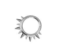 Piercing de aro de nariz de moda con incrustaciones de circonita elegante, accesorio ideal para mejorar tu aspecto, One Size, como se describe, como se describe