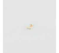 Piercing Hélix & Tragus Mix & Match - - Talla Única - Plata 925/1000 con baño de oro 750/1000 - Circonita - Agatha Paris