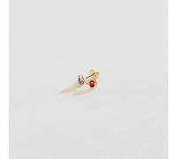 Piercing Mini Mix & Match - Violeta / Oro - Talla Única - Plata 925/1000 con baño de oro 750/1000 - Circonita - Agatha Paris
