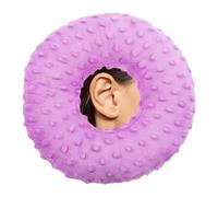 Piercing para dormir de lado, suave y ergonómico para alivio - A rosquilla para dormir lateral con orificio para oreja - Para adultos y niñas viaje casa oficina recuperación descanso