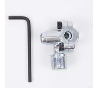 Piercing Valve Line Tap BPV31 para HVAC R134a Refrigerador AC Repair - Válvula de sillín autorroscante Plata
