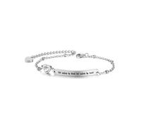 PiercingJak Pulsera de acero inoxidable con mensaje inspirador, ajustable, joyería de amistad para mujeres, madre, mejor amiga, Medium