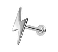 PIERCINGLINE Piercing de oro de 14 quilates con rosca interior, color y tamaño a elegir, 1,2 mm Stabstärke / 8 mm Stablänge, Oro 585 de 14 quilates