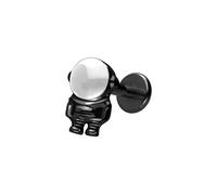 PIERCINGLINE Titan Labret con rosca hembra ASTRONAUT - Oro rosa, negro, dorado, blanco, plateado, Stablänge: 8mm | Stabstärke: 1,6mm, Titanio, sin gema