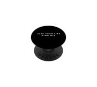 Pierde tu Vida Encuentra a su Cristiano Minimalista PopSockets PopGrip Adhesivo