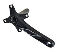 Pierna de manivela derecha de 170 mm para manivela de bicicleta, para diseño hueco Prowheel con 10 ranuras, ajuste de 104 mm, material de aleación de aluminio para estabilidad y pedaleo suave