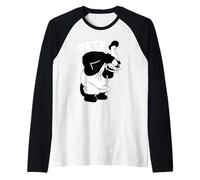 Pierna Pete Vintage De Dibujos Animados Camiseta Manga Raglan