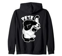 Pierna Pete Vintage De Dibujos Animados Sudadera con Capucha
