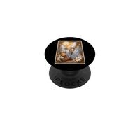 Pierna prótesis amputada Coqueta Cristiana Pascua Floral PopSockets PopGrip Adhesivo