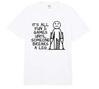 Pierna Rota Divertida Comfort Colors Adult Heavyweight T-Shirt