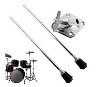 Piernas de la sala de bajo, pie de la sala de bajo, soporte para el pie del tambor en metal, triunfos anti -Slip, accesorios musicales, soporte de soporte de batería de 2 veces soportes para la sala d