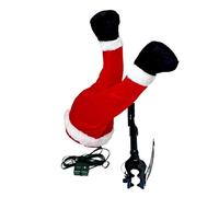 Piernas de Papá Noel Decorativas con Movimiento 15,5x13x35cm