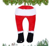 Piernas Falsas de Papá Noel Colgante Festivo Árbol Navideño