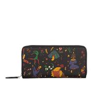 piero guidi WOMEN'S WALLET/Cartera de mujer negra A7 Magic Circus 10,5 x 19, Negro , 10,5x19, CARTERA ZIP AROUND