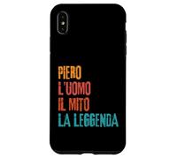Piero L'Uomo Il Mito La Leggenda Festa di Compleanno Carcasa para iPhone XS MAX