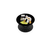 Pierogi 5 Second Rule Vintage Retro Radioactive Lab Nerd PopSockets PopGrip Adhesivo