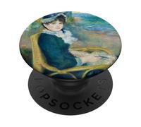 Pierre-Auguste Renoir - por la Orilla del mar PopSockets PopGrip Adhesivo