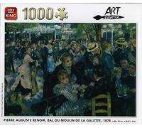 Pierre-Auguste Renoir - Puzzle de 1000 piezas para adultos y niños Colección de arte - Bal du moulin de la Galette 1876