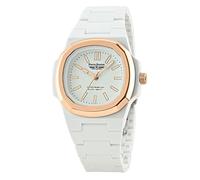 Pierre Bonnet 9292 Reloj Unisex Policarbonato con Bisel de Acero - Diseño octogonal Luxury, Caja ABS 40 mm, Miyota 2035, Water Resistant 5 ATM, Blanco/Dorado, informal