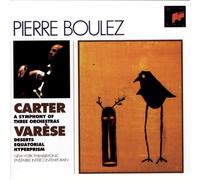 Pierre Boulez Carter: Symphony of Three Orchestras - Varè (CD) (Importación USA)