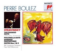 Pierre Boulez Stravinsky: The Firebird Suite; Pulcinella (CD) (Importación USA)
