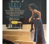 Pierre Boulez und das Orchestre de l'Opera de Paris / Teresa Stratas / Yvonne Minton / Hanna Schwarz / Franz Mazura / Kenneth Riegel / Toni Blankenheim / Robert Tear / Helmut Pampuch u.a. - Beg: Lulu (Gesamtaufnahme, deutsch) [Vinyl Schallplatte] [4 LP Box-Set]