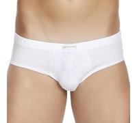 Pierre Cardin 2 calzoncillos de algodón liso para hombre, elásticos, ropa interior en paquete bipack ropa interior - blanco, negro, gris melange y azul mod. 2PCU103 (blanco, S), Color blanco.