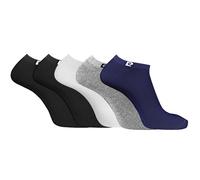 Pierre Cardin Calcetín Hombre Algodón Peinado - Lote de 5 calcetines bajos para hombre, negro, blanco y gris, talla 40/46, BC, 40-46