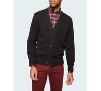 Pierre Cardin Cárdigan de hombre clásico con botones. Gris oscuro L