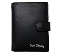 Pierre Cardin,Cartera de Hombre,Cuero Real,Slim, Hombre, pequeña Delgada RFID, Regalo, Billetera con Monedero, Delgada, Porta Billetes, Billetera de niño