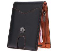 Pierre Cardin,Cartera de Hombre, Slim, Cuero sintético,Hombre, pequeña Delgada RFID, Regalo, Billetera con Monedero, Cuero,Delgada, Porta Billetes, Billetera de niño
