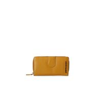 Pierre Cardin Cartera de mujer 100% piel auténtica. Producto artesanal. Producto Fashion 2202-131 negro 16,5 x 9 x 3 cm, amarillo, Permanent, Cartera