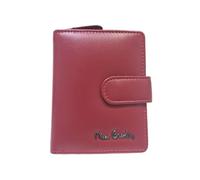 Pierre Cardin Cartera de piel auténtica con cremallera y logotipo de metal bruñido, 9 compartimentos para tarjetas, doble compartimento para monedas, porta documentos, dimensiones 10 x 9 x 2,5 Art