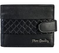 Pierre Cardin Cartera para hombre, de piel auténtica, delgada, slim, para hombre, pequeña y delgada rfid, regalo, cartera con monedero, delgada, tarjetero, cartera para chico