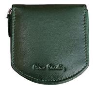 Pierre Cardin Cartera para hombre, delgada, delgada, para hombre, pequeña y fina rfid, regalo, cartera con monedero, fina, billetera, billetera chico, Verde