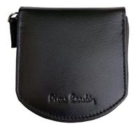 Pierre Cardin Cartera para hombre, delgada, delgada, para hombre, pequeña y fina rfid, regalo, cartera con monedero, fina, billetera, billetera chico, Negro , L, Contemporáneo