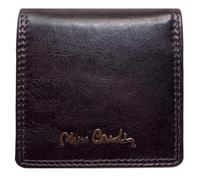 PIERRE CARDIN Cartera para hombre, delgada, delgada, para hombre, pequeña y fina rfid, regalo, cartera con monedero, fina, billetera, billetera chico, marrón, L, Contemporáneo