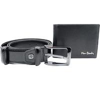Pierre Cardin con regalo cinturón y cartera de piel (línea Gentleman), Negro , 130