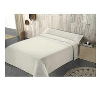 Pierre Cardin® Funda Nórdica 3 Piezas, 150 cm, 100% Algodón, Gramaje 120g/m², 144 Hilos, Funda de Almohada 45 x 85 cm, Cierre de Solapa, Cama de 150, Elisa Beige