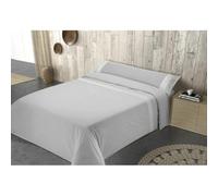 Pierre Cardin® Funda Nórdica 3 Piezas, 160/180 cm, 100% Algodón, Gramaje 120g/m², 144 Hilos, Funda de Almohada 45 x 90 cm, Cierre de Clip, Cama de 160/180, Elisa Gris
