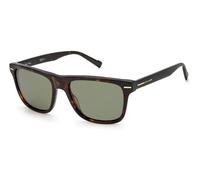 Pierre Cardin Hombre P.C. 6243/S 086/QT Gafas de sol Acetato la Habana Verde Cuadrada