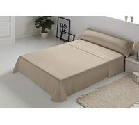 Pierre Cardin Juego de sábanas Arcadia, 100% Algodón, Marron, Cama 105 cm